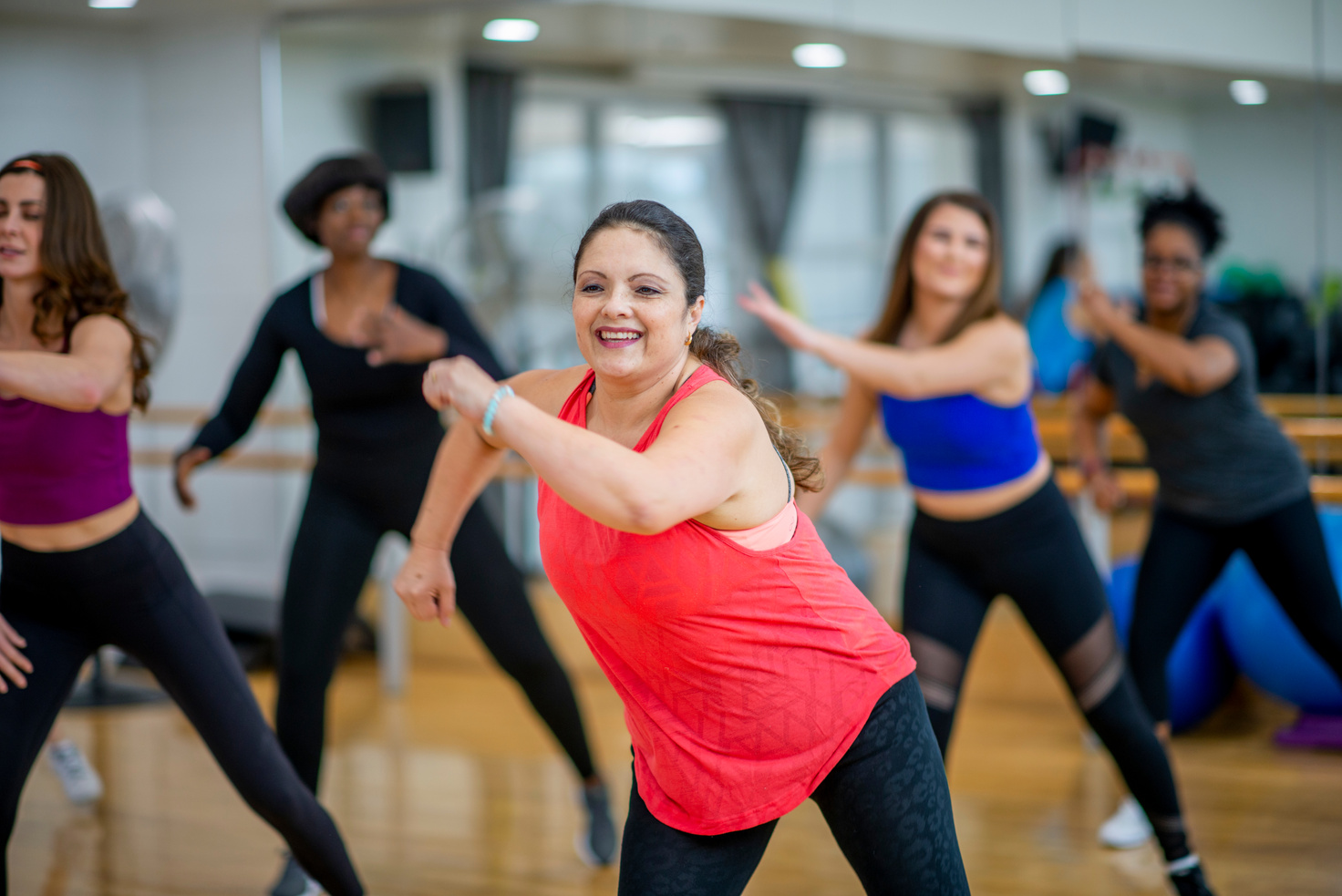 Dance fitness class